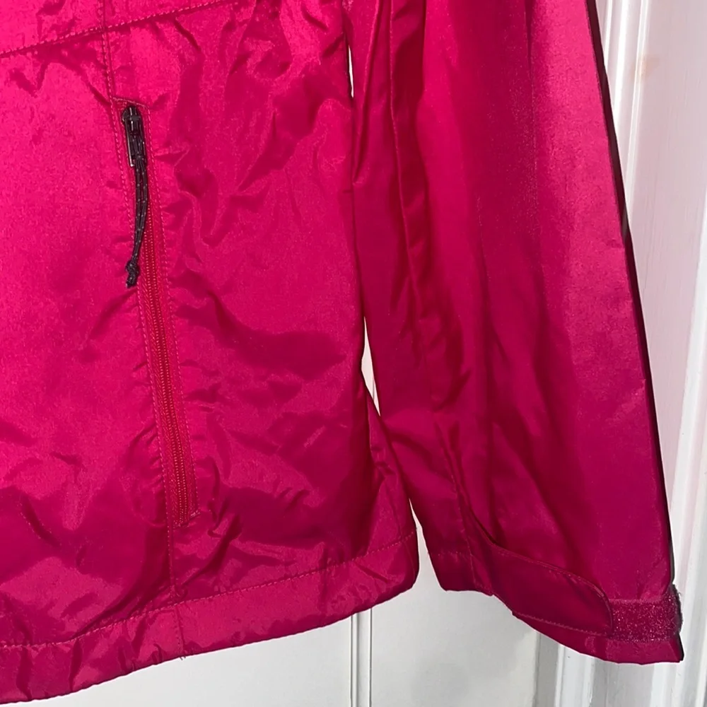 EUC Columbia lightweight unlined water resistant pink magenta raincoat, medium! - Picture 7 of 14
